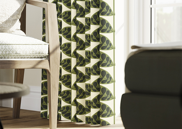 Orla Kiely Botanica Stem, Green - Made to Measure Curtains - Image 5